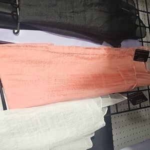 NWT Coral-Pink Luxe Chiffon Scarf/Sarong from Artinfinitum.art Fashion House